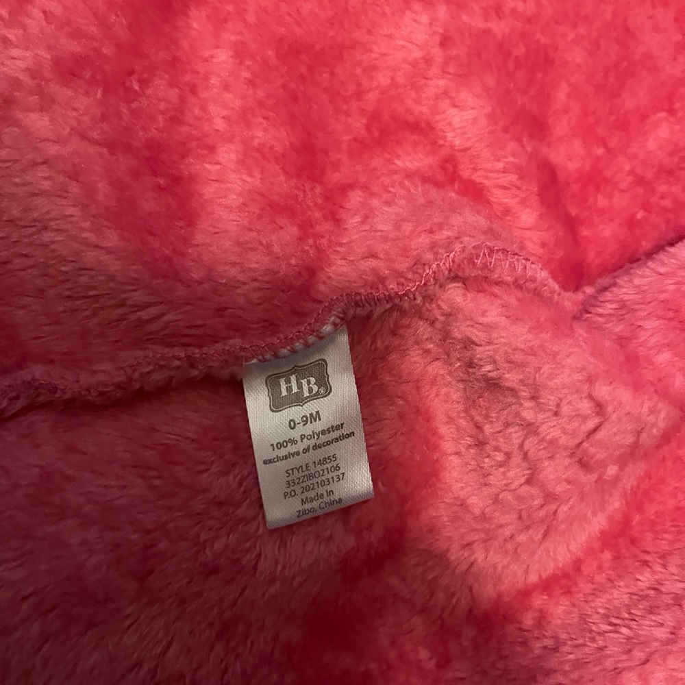 Baby Flamingo Fuzzy Robe - Picture 3 of 3